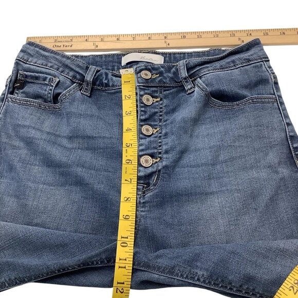 Kancan Buttonfly High-Rise Ankle Skinny Jeans Size 11/29 - Picture 6 of 10